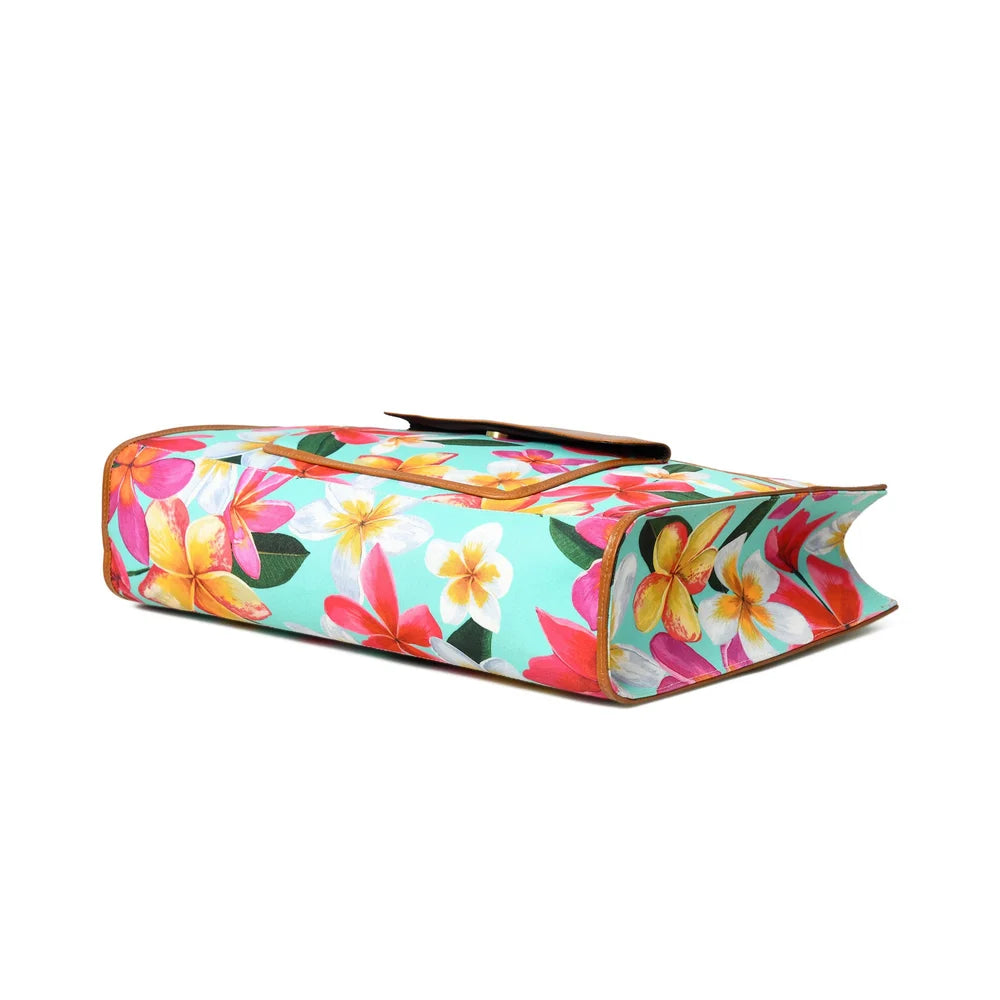 Godzi Canvas Leather Hand Bag