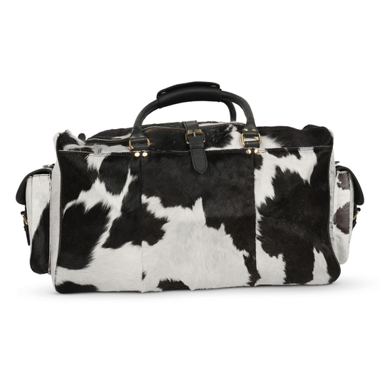 Godzi Luxury Hairon Leather Duffle – Unique Handmade Goat Leather