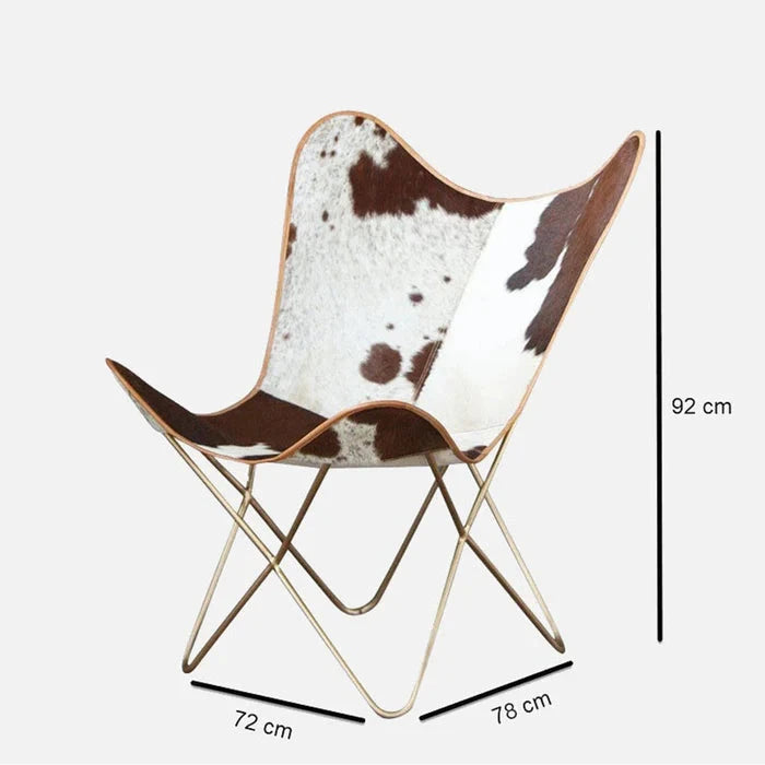 Swiss Butterfly Chair Godzi Leather
