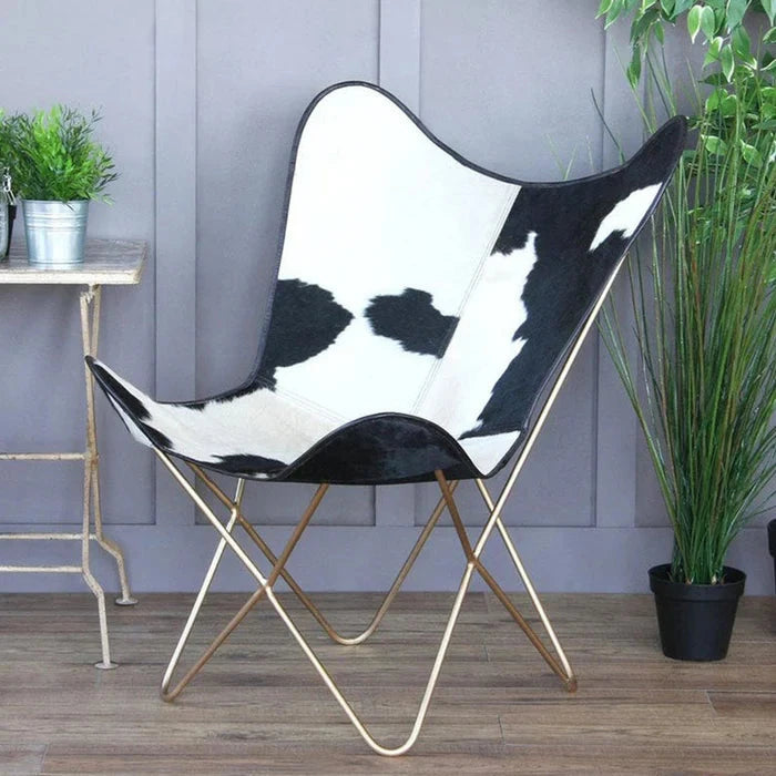 Holsteins Butterfly Chair Godzi Leather