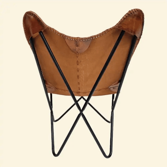 Antique Luxe Butterfly Chair Godzi Leather