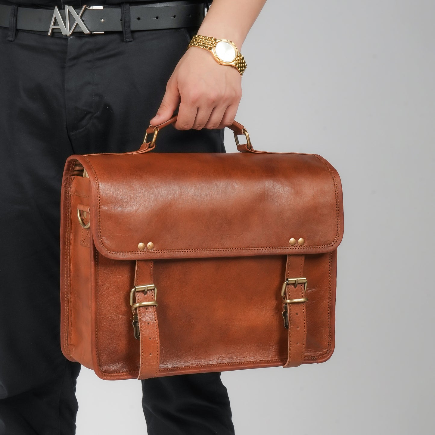 Godzi Leather Laptop Messenger – The Informant Bag
