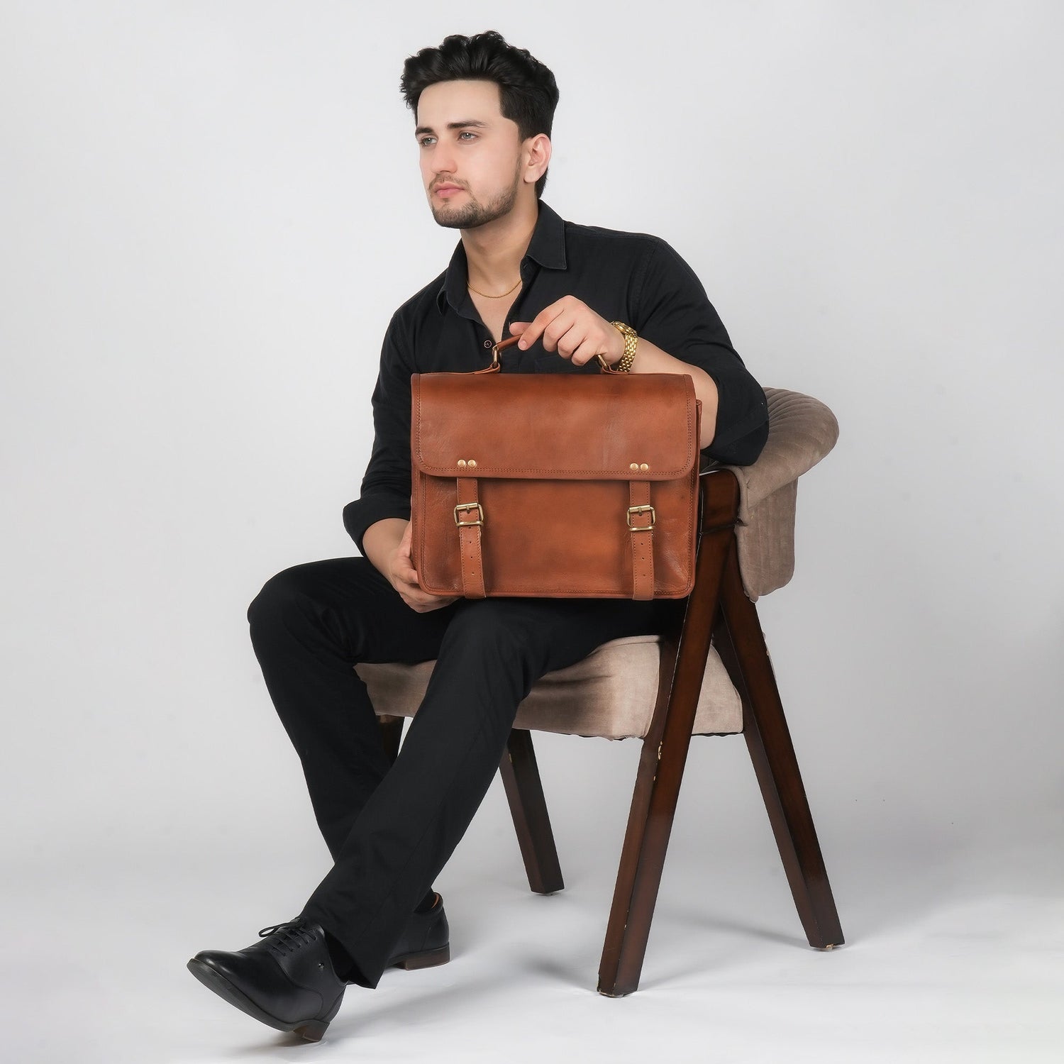 Godzi Leather Laptop Messenger – The Informant Bag Godzi Leather