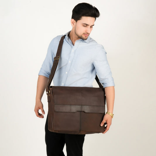 Godzi Buffalo Leather Messenger Bag – Vintage 18 Godzi Leather