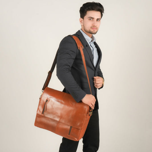Godzi Handmade Leather Messenger Bag Godzi Leather