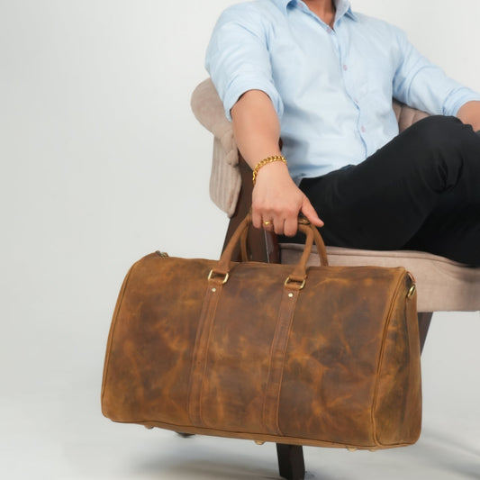 Godzi Handmade Leather Duffle Bag Godzi Leather