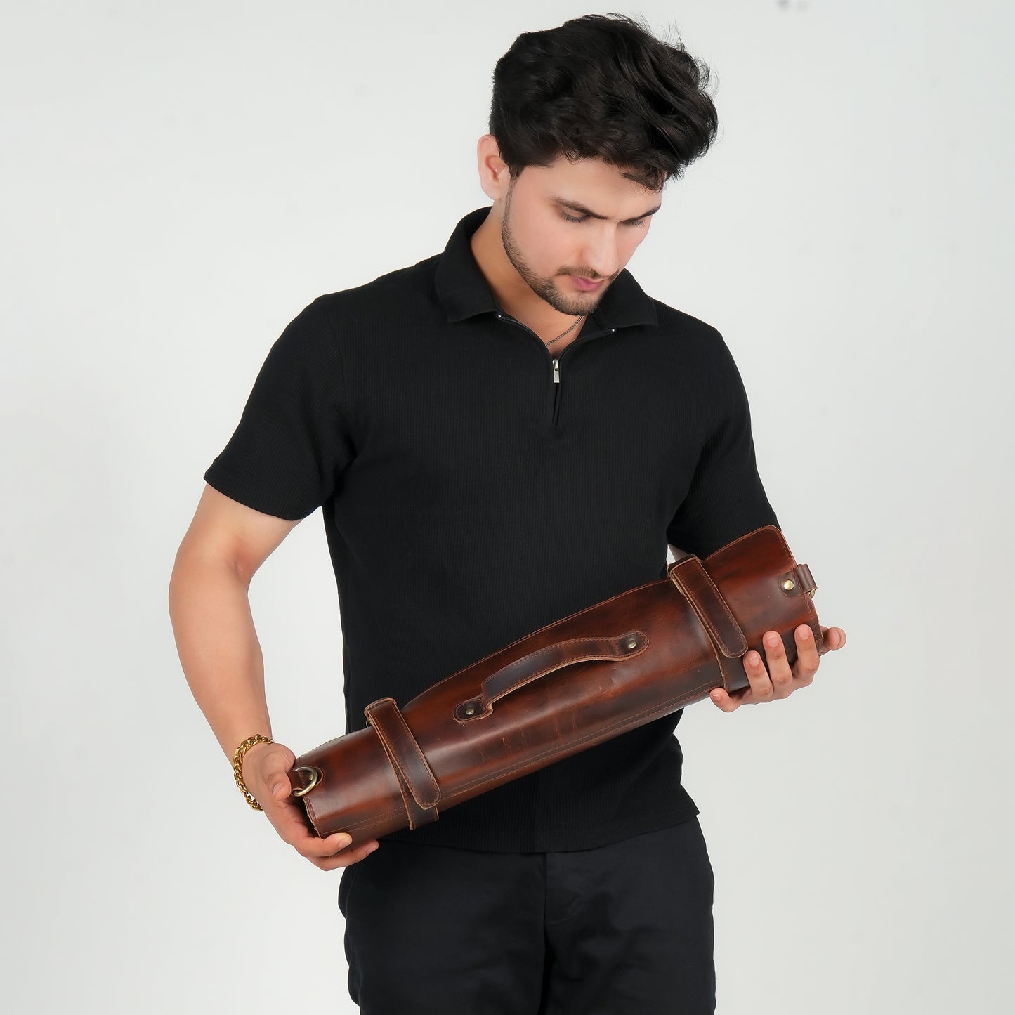 Godzi Handmade Leather Knife Roll