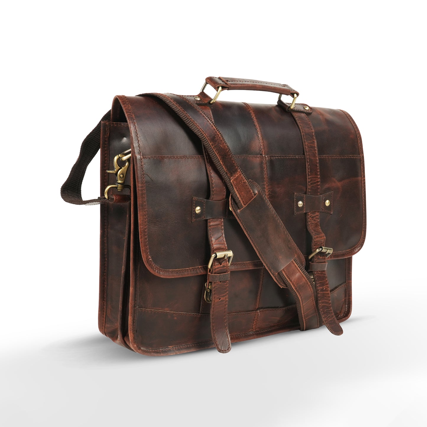 Godzi Handmade Leather Messenger Bag