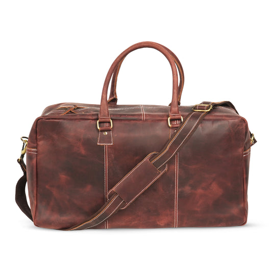 Godzi Buffalo Leather Duffle Bag – Cabin Size