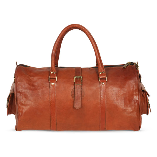 Godzi Handmade Goat Leather Duffle Bag