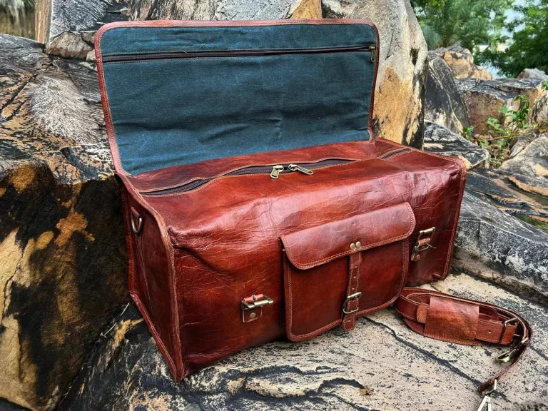 Hide Style Duffle Bag Godzi Leather