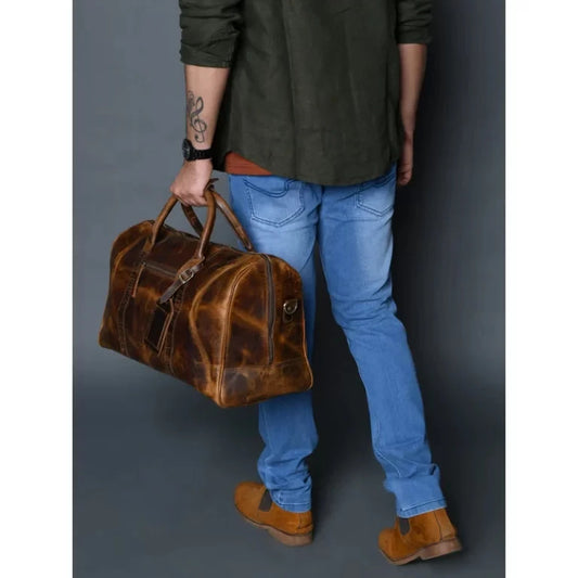 HideHub Duffle Bag Godzi Leather