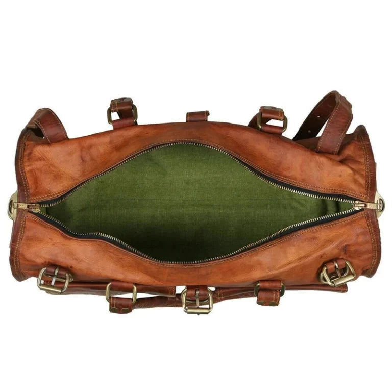 LeatherLine Duffle Bag Godzi Leather