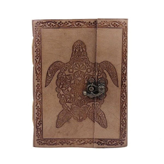 LeatherLuxe Turtle Notebook Godzi Leather