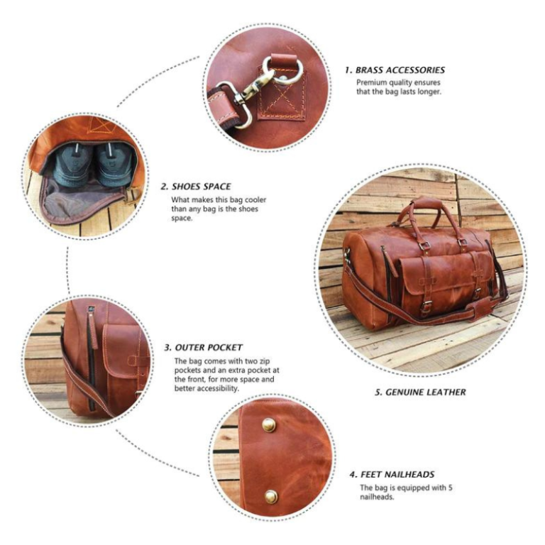 LeatherLyric Duffle Bag