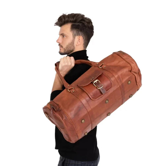 LuxeCrafted Duffle Bag Godzi Leather
