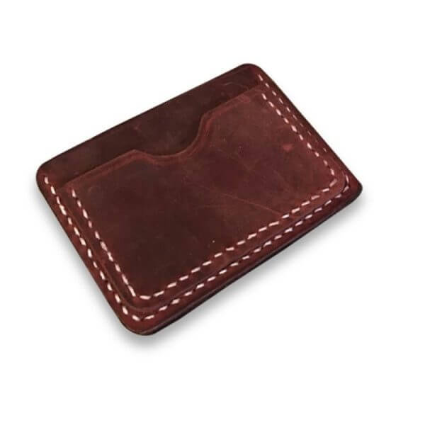 Slim RFID Secure Leather Credit Card Holder
