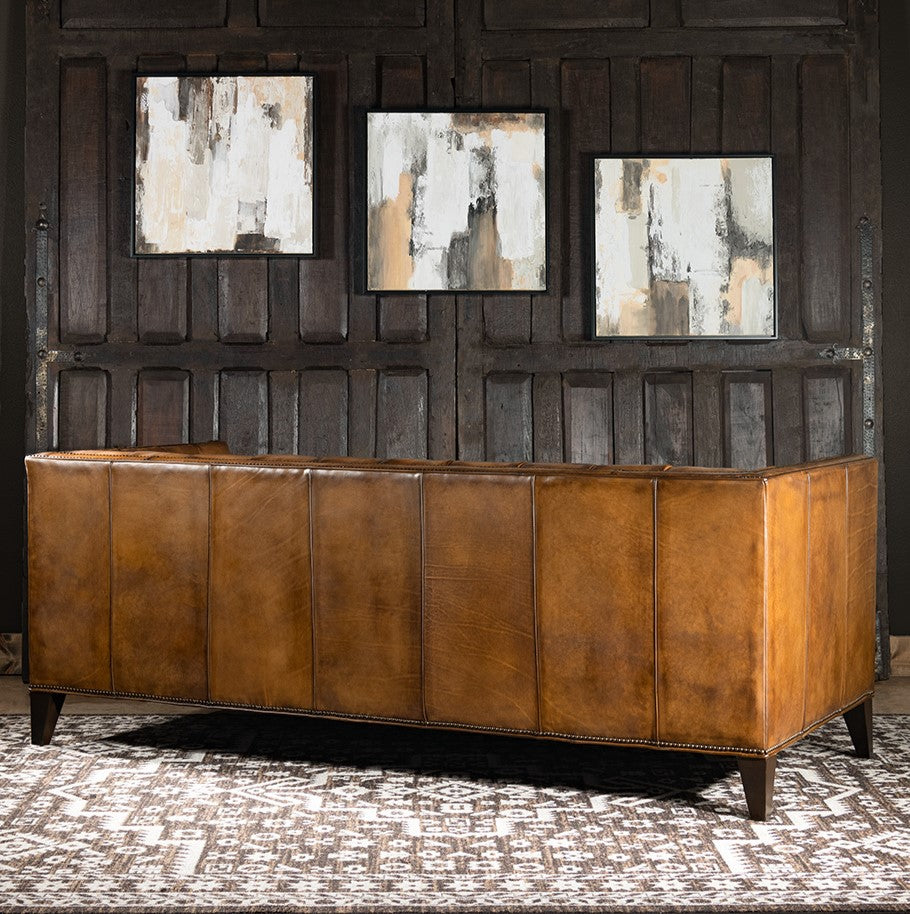 Madrid Tufted Leather Sofa