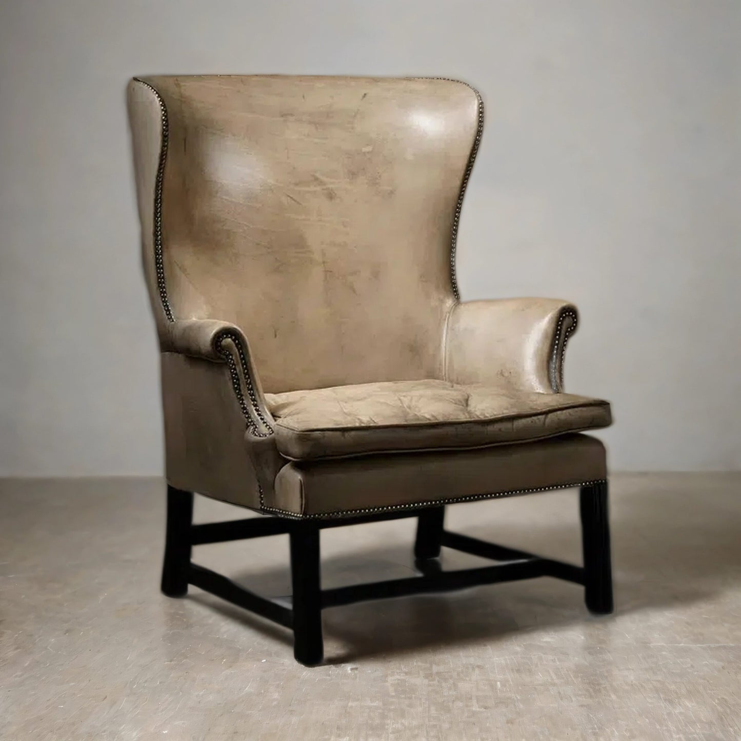 Seren Curve Leather Sofa Chair