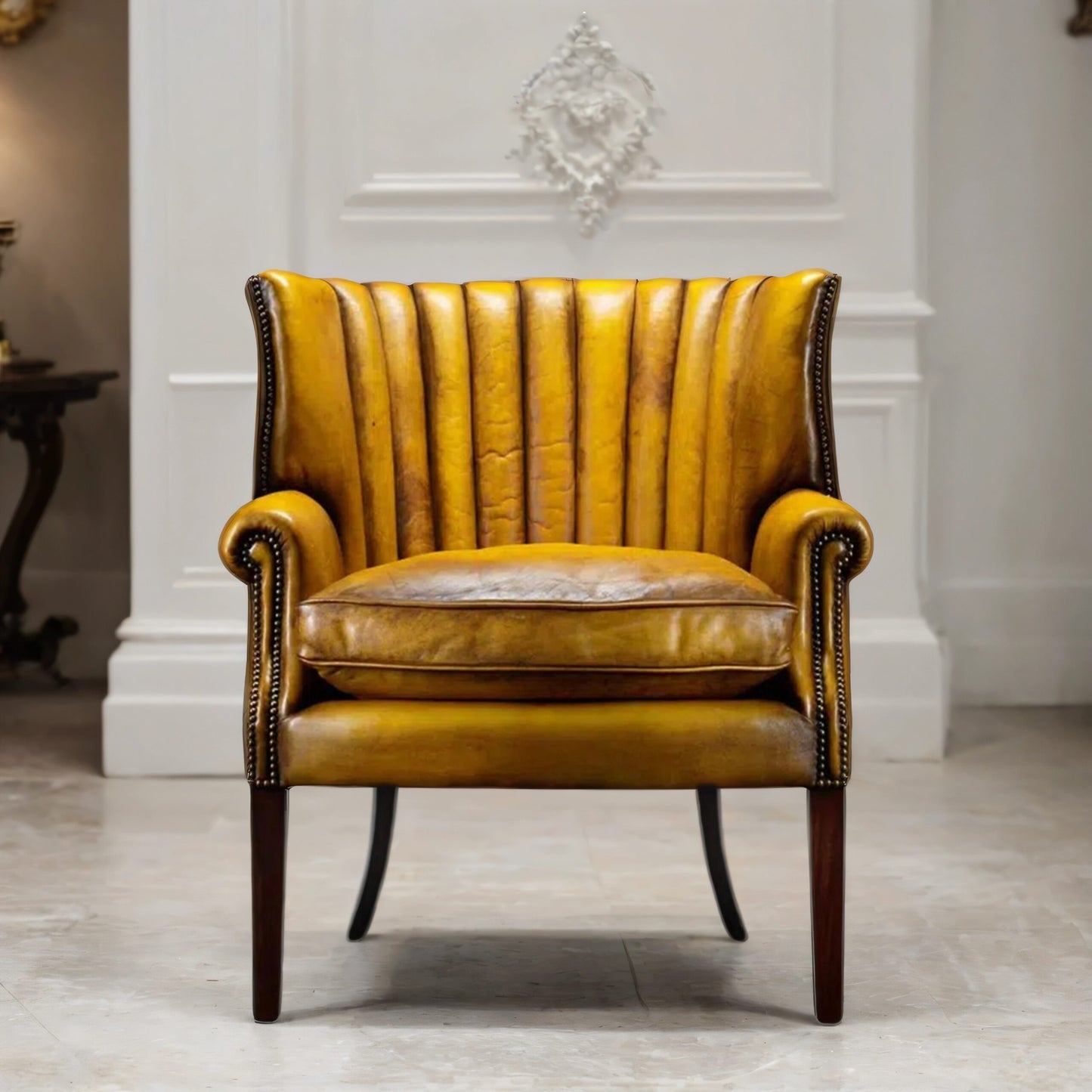 Auric Leather Sofa Chair