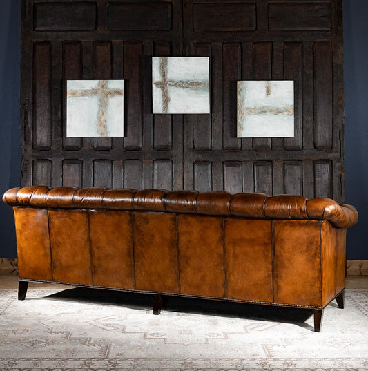 Seville Leather Chesterfield Sofa Godzi Leather