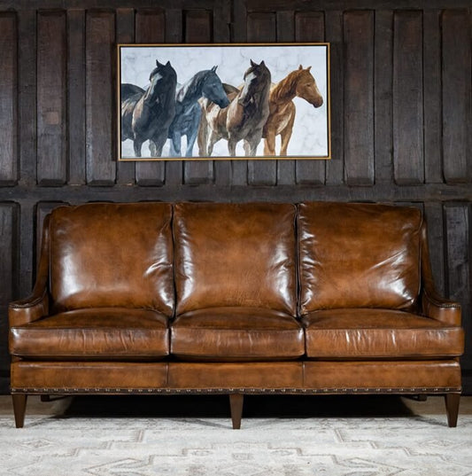 Porto Leather Sofa Godzi Leather