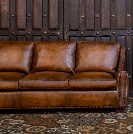 Warsaw Leather Sofa Godzi Leather