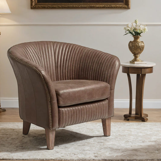 Brunei Vintage Leather Sofa Chair
