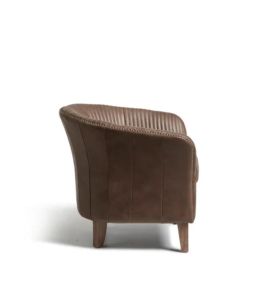 Brunei Vintage Leather Sofa Chair Godzi Leather