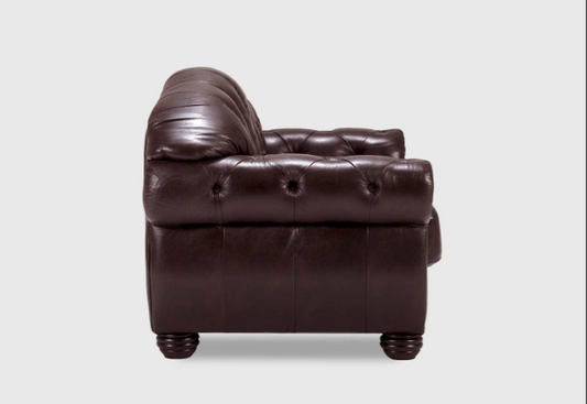 Luxurious Comfort: 2 Seater Leather Sofa for Intimate Spaces Godzi Leather