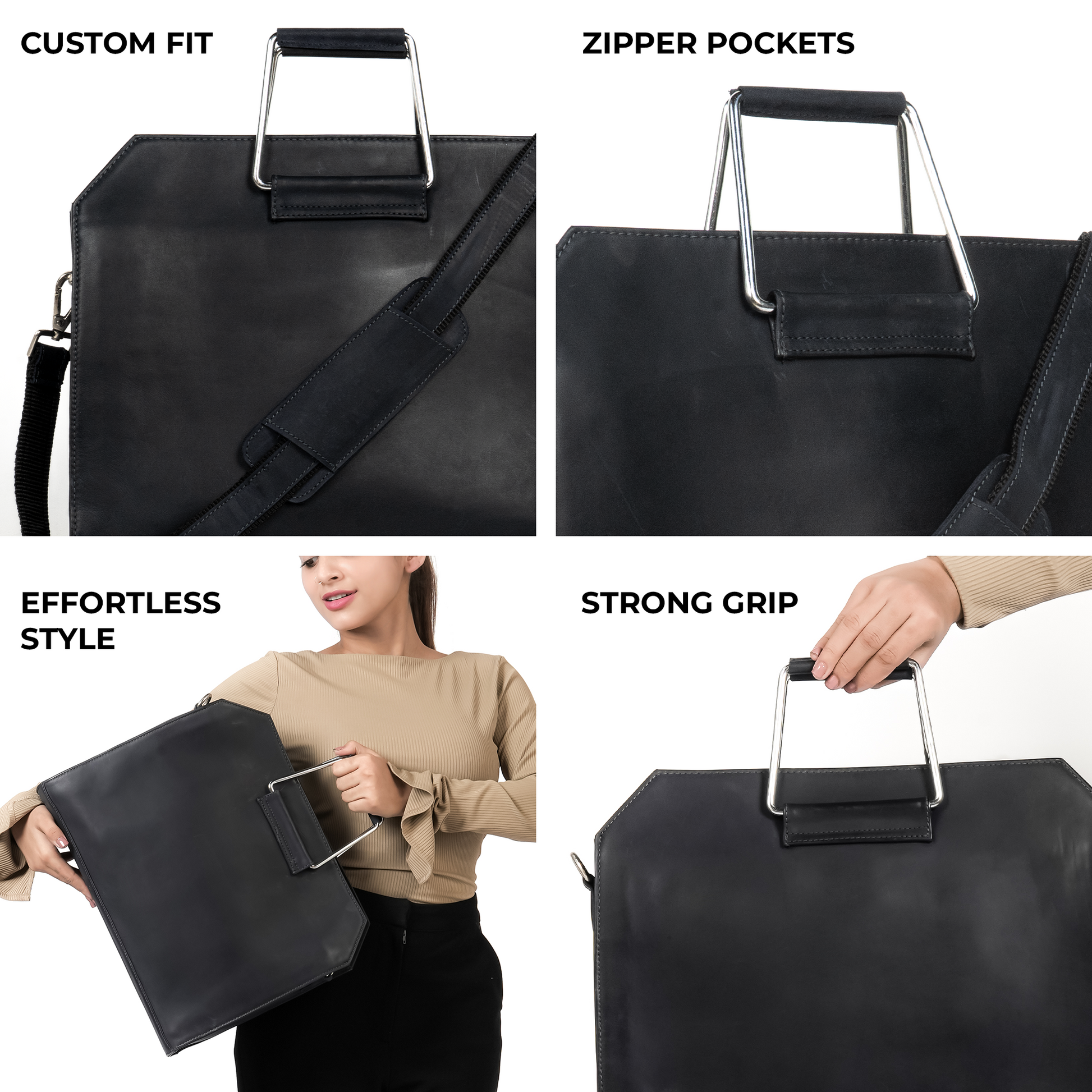 Laptop Tote Bag for Women Godzi Leather