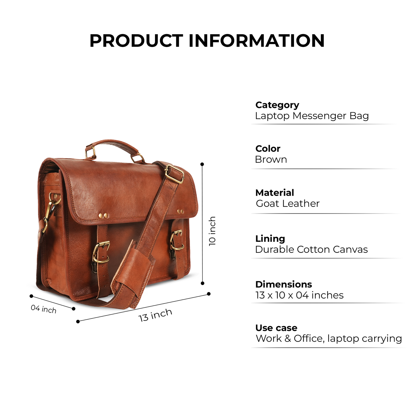 Godzi Leather Laptop Messenger – The Informant Bag