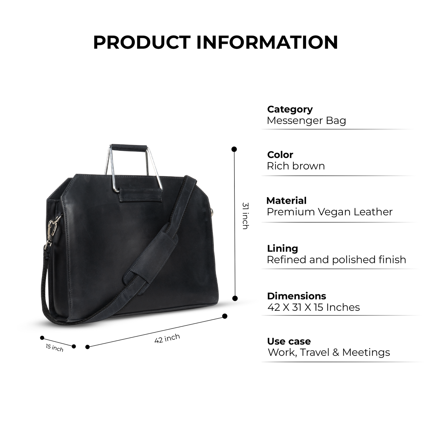 Laptop Tote Bag for Women Godzi Leather