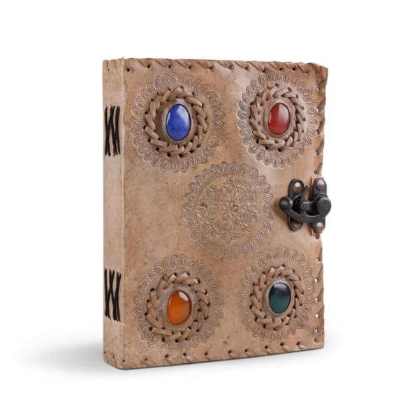 HideVogue 4 Stone Leather Diary