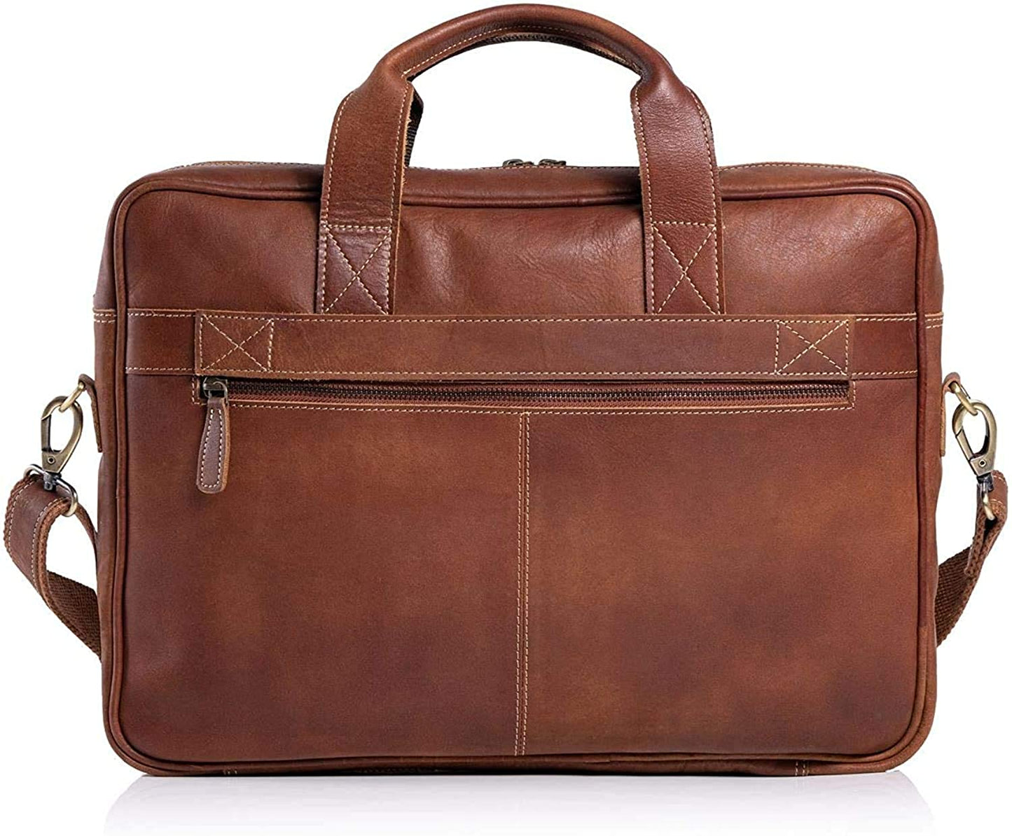 Ryder Leather Office Briefcase Godzi Leather