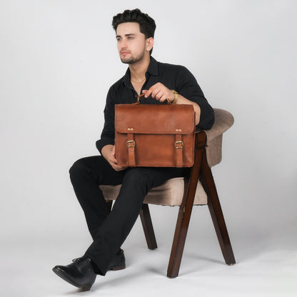 Godzi Leather Laptop Messenger – The Informant Bag