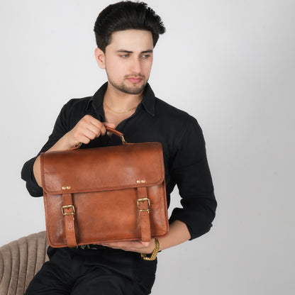 Godzi Leather Laptop Messenger – The Informant Bag
