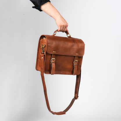 Godzi Leather Laptop Messenger – The Informant Bag