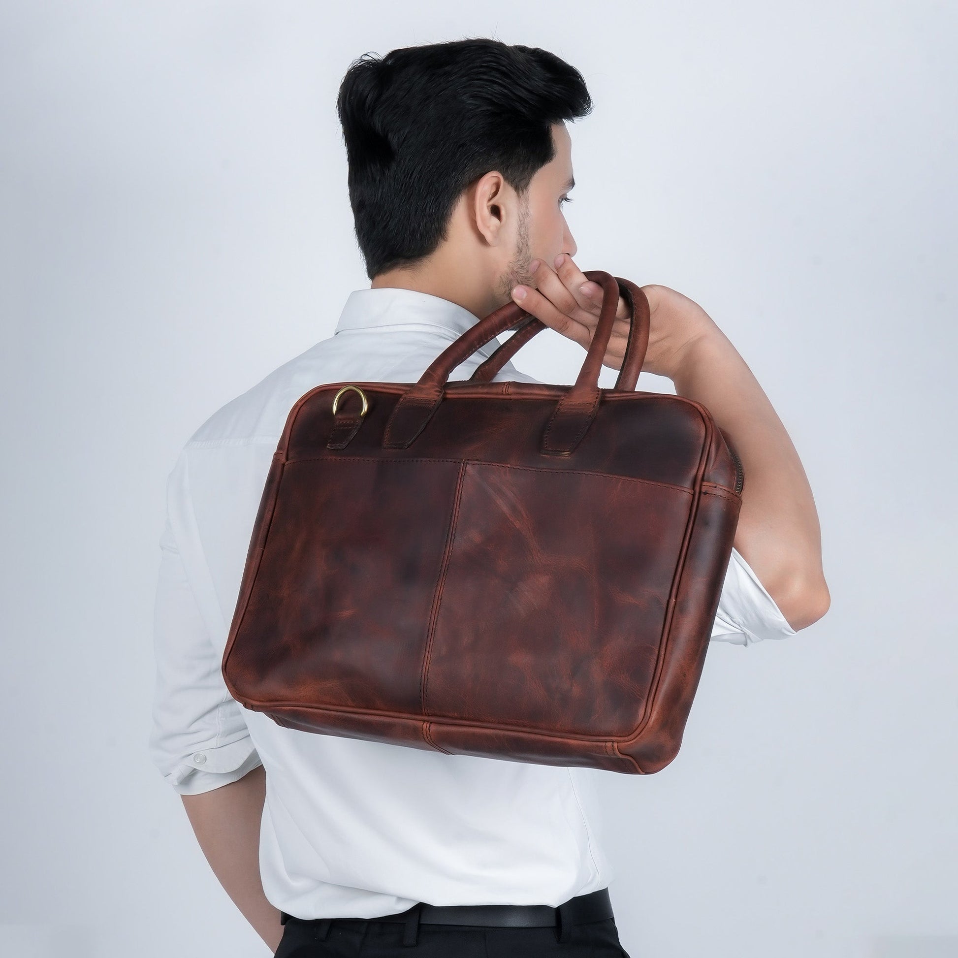 Godzi Buffalo Leather Briefcase – The Professional Godzi Leather