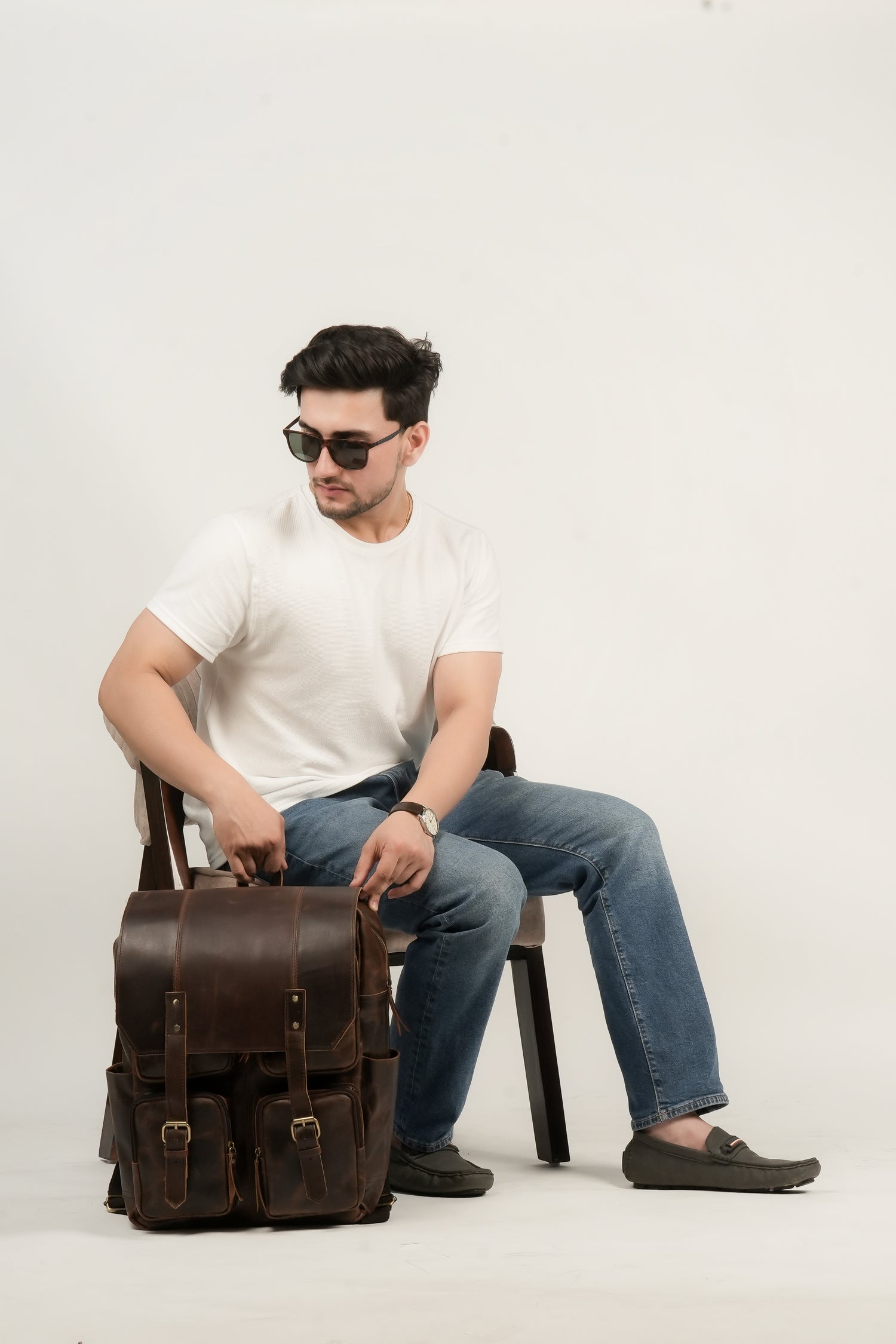 Godzi Leather Backpack - Handmade Leather