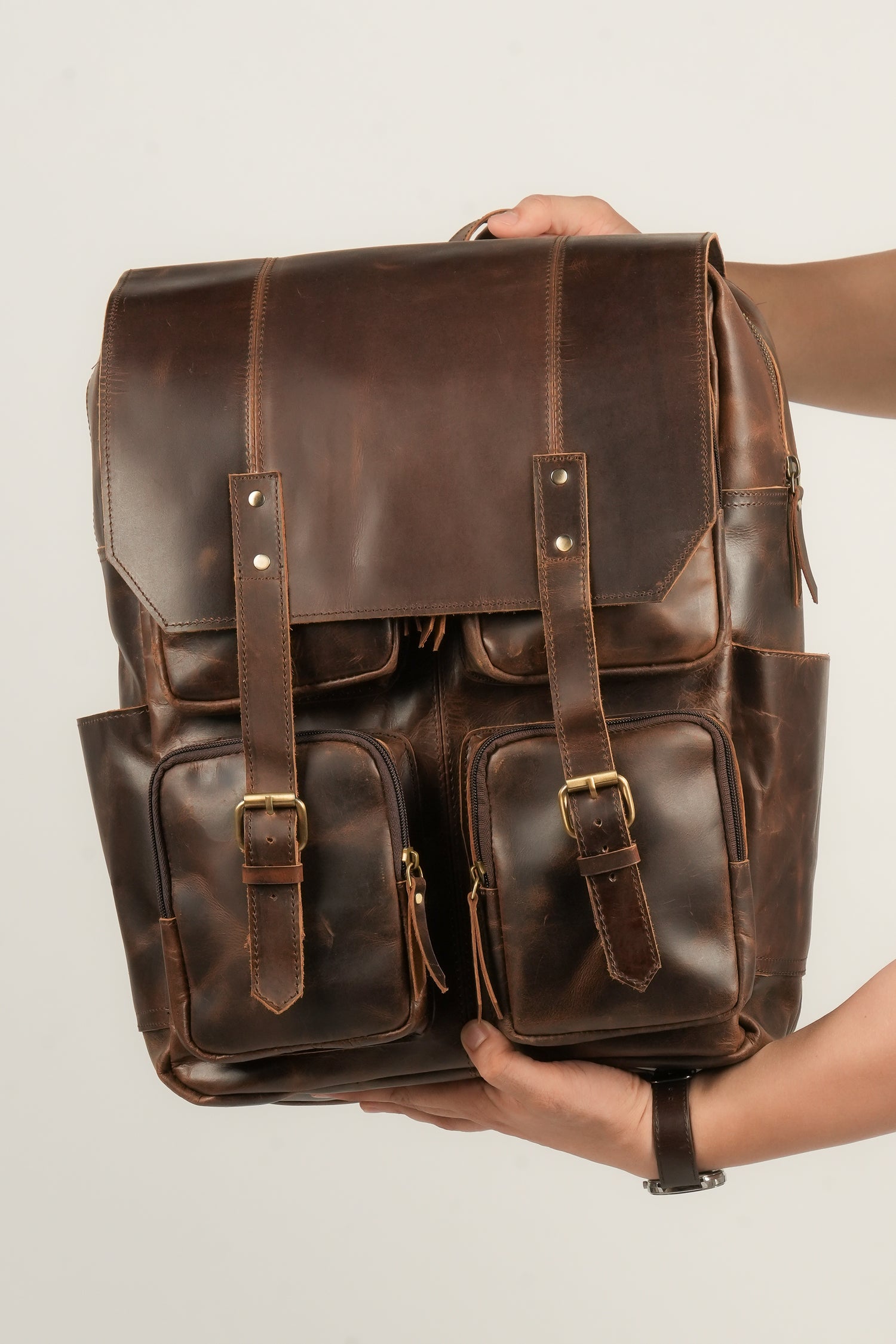 Godzi Leather Backpack - Handmade Leather