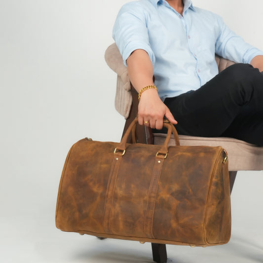 Godzi Handmade Leather Duffle Bag