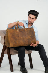 Godzi Handmade Leather Duffle Bag