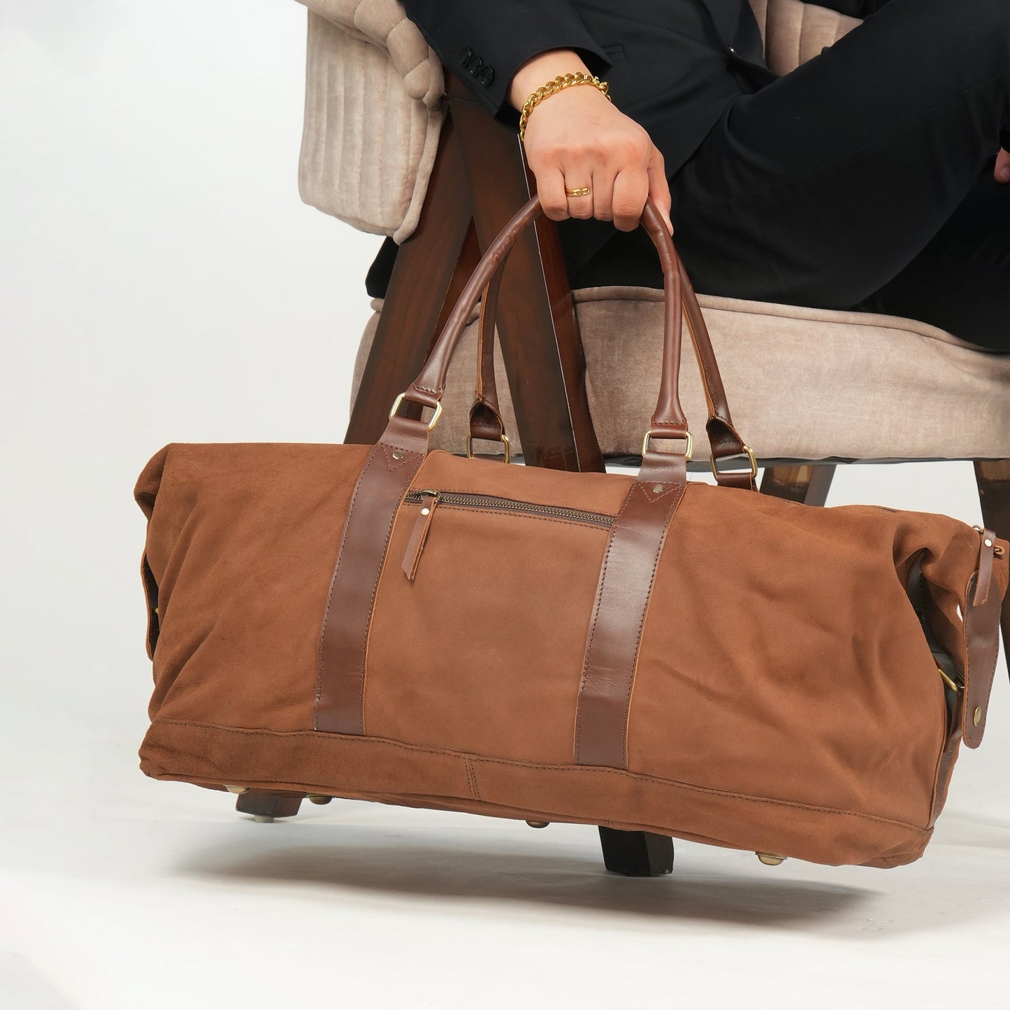Godzi Handmade Leather Weekender Duffle Bag Godzi Leather