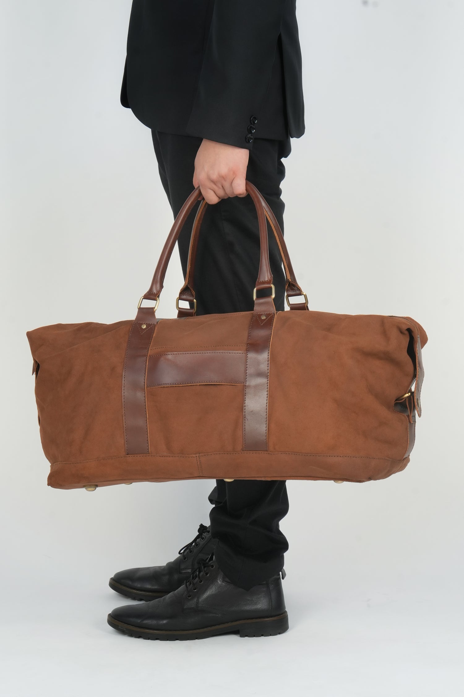 Godzi Handmade Leather Weekender Duffle Bag