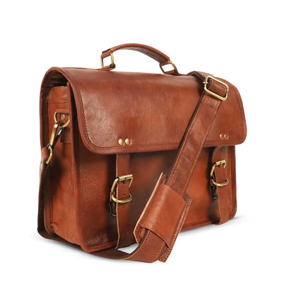 Godzi Leather Laptop Messenger – The Informant Bag