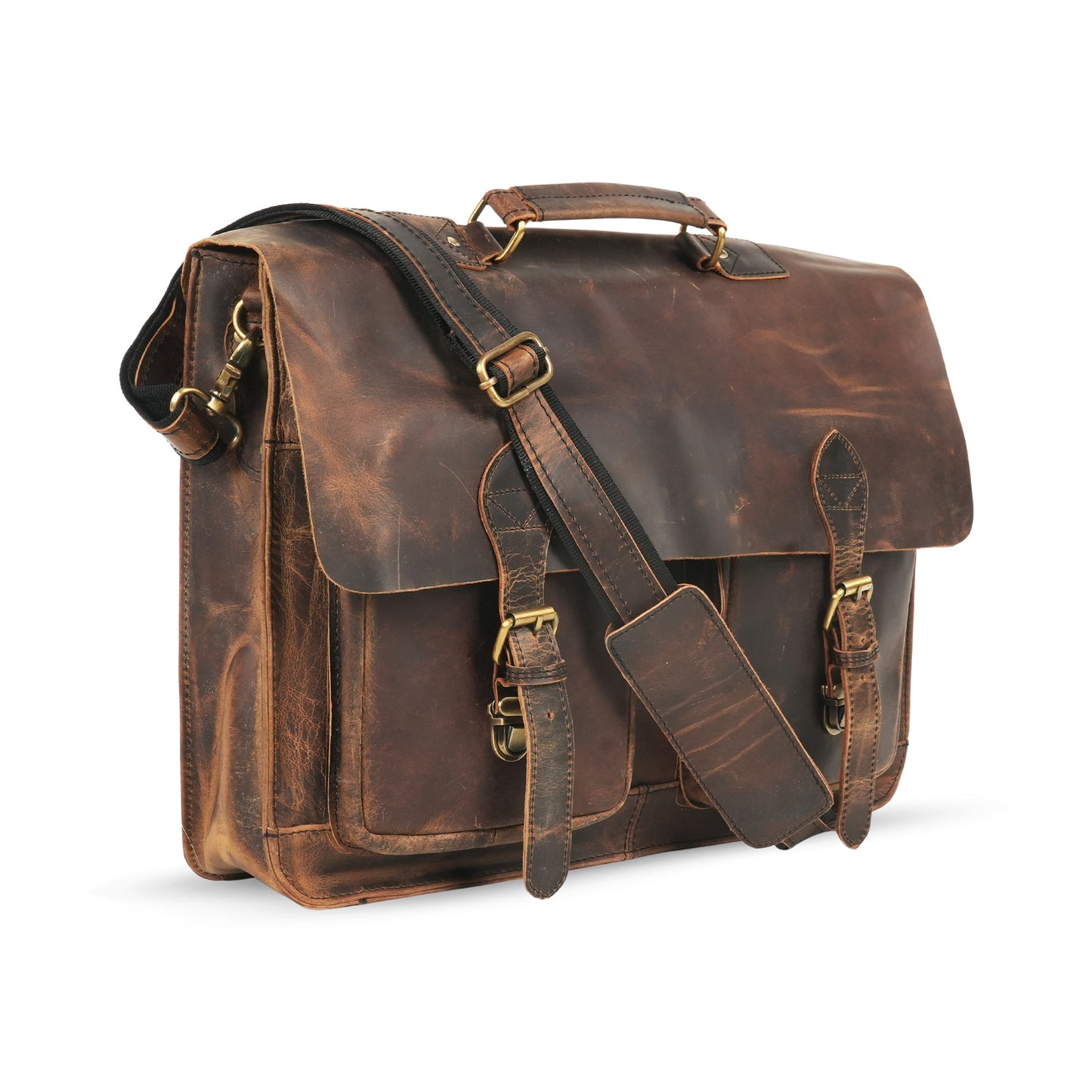 Godzi Buffalo Leather Messenger – The Designer