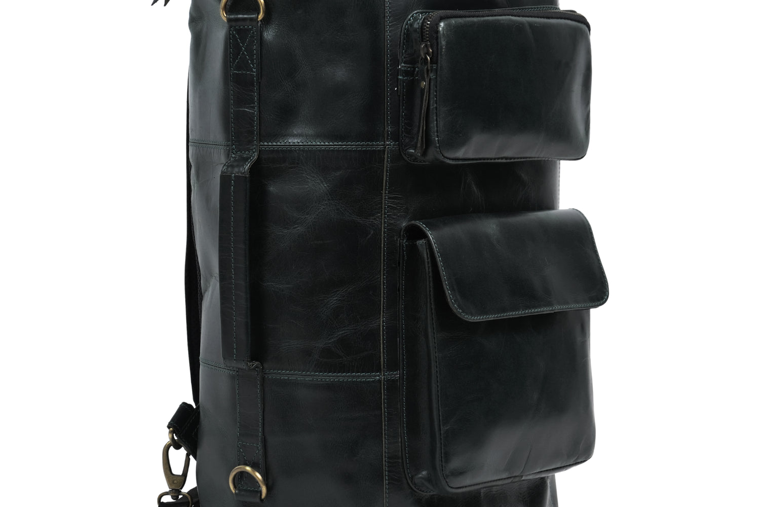 Godzi Buffalo Leather Convertible Travel Bag