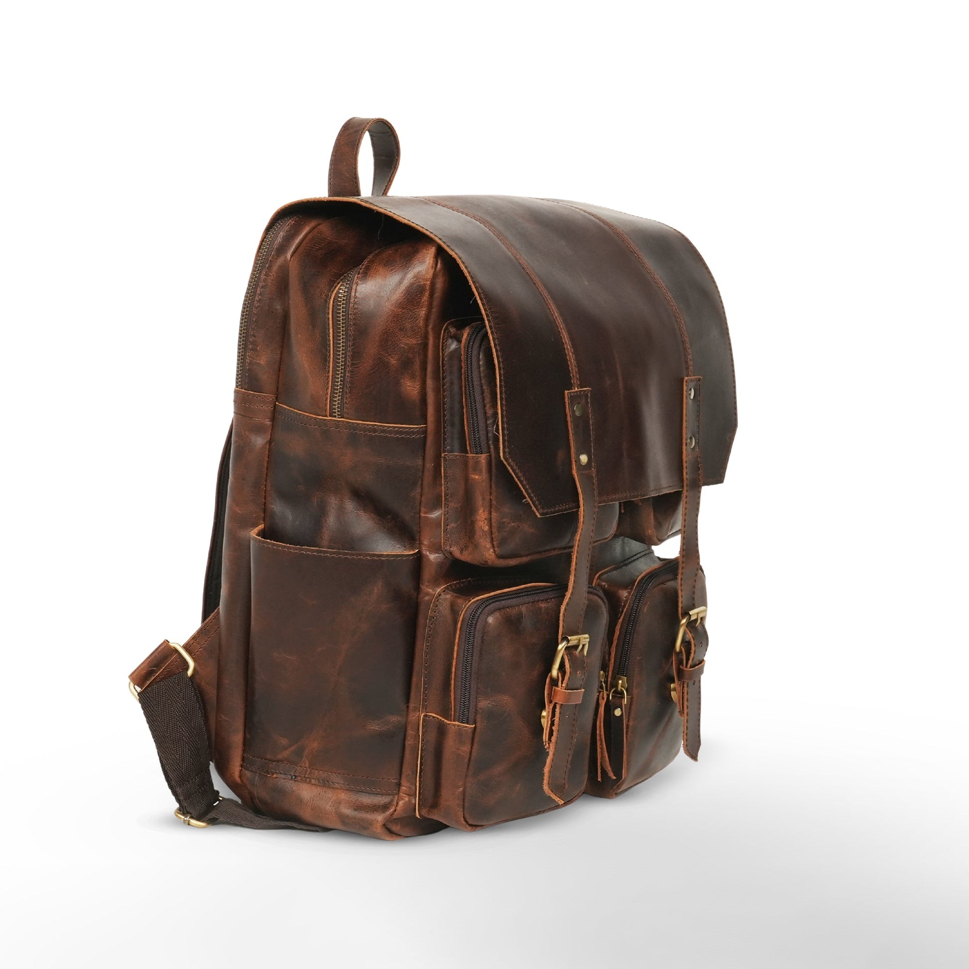 Godzi Leather Backpack - Handmade Leather Godzi Leather