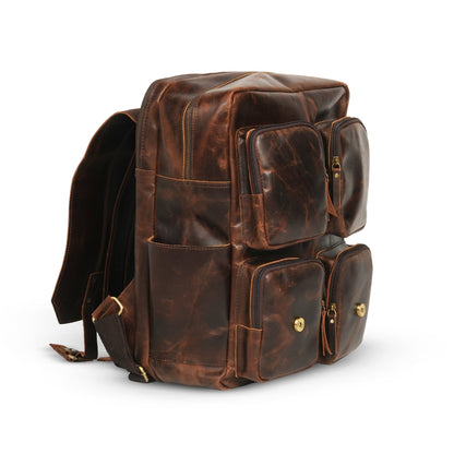 Godzi Leather Backpack - Handmade Leather Godzi Leather